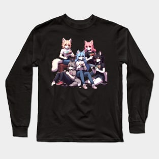 anthro gaming Long Sleeve T-Shirt